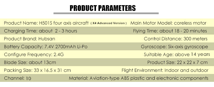 hubsan-h501s-x4-fpv_gps_recensione_hd-camera_follow-me_headless_radiocomando_product-parameters