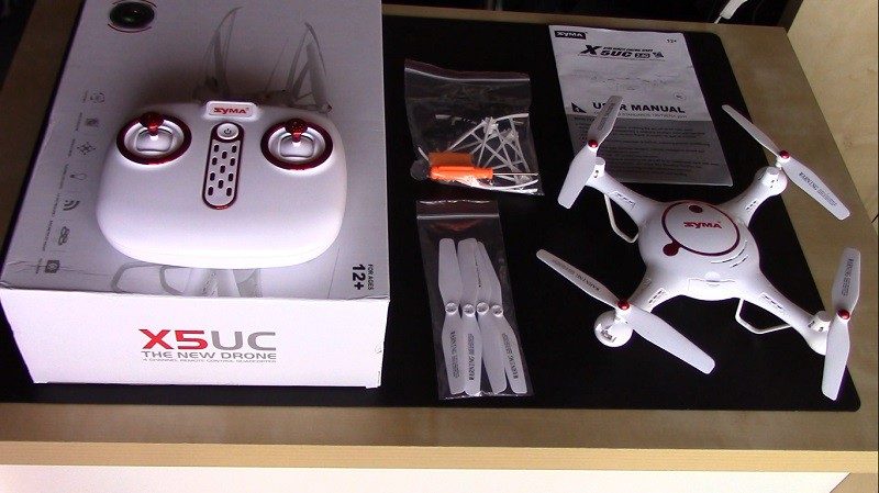 Unboxing Syma X5UC-droni-camera-recensione