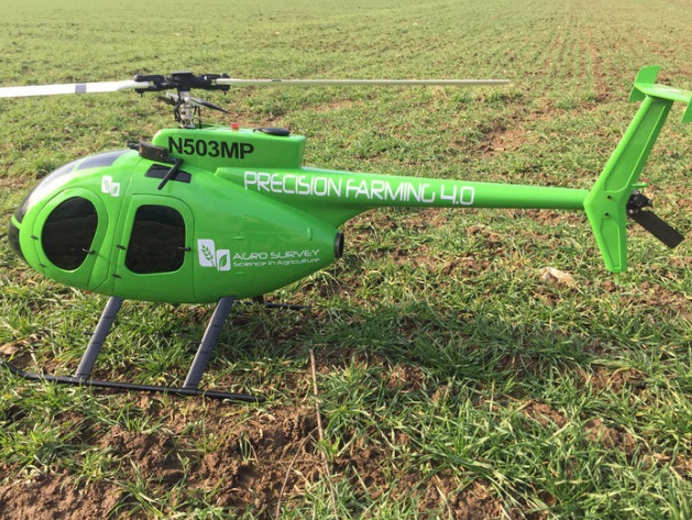 agro survey-science in agricolture-droni per agricoltura di precisione-elicottero