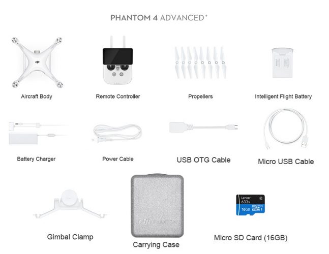 contenuto dji phantom 4 advanced-camera-funzioni-gps-4k