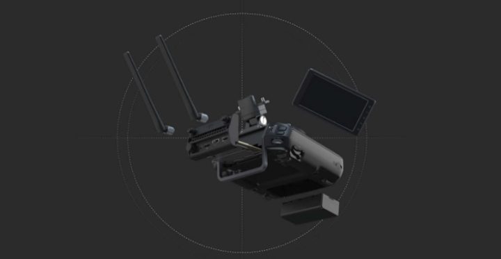 radiocomando dji cendence tracktenna-radiocomando per inspire 2-matrice 200-crystal sky