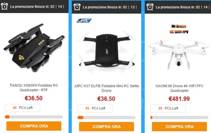 promozione gearbest-sconti droni-droni in offerta-saldi droni-spedizione gratis droni-sconti xiaomi