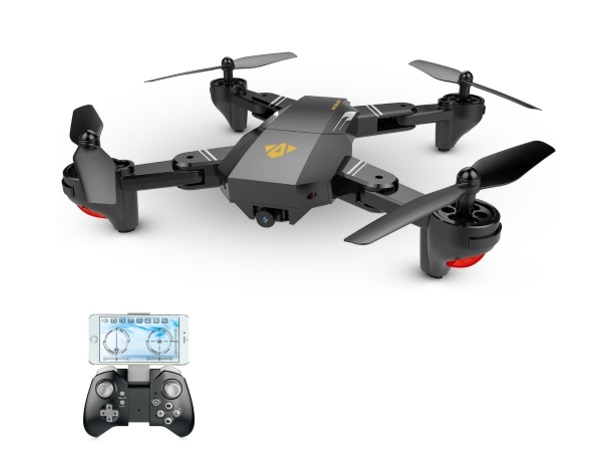 recensione viso xs809w-drone economico-copia dji mavic