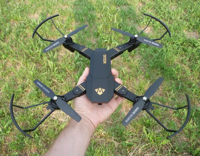 recensione visuo tianqu xs809w-mavic economico-drone giocattolo-drone camera