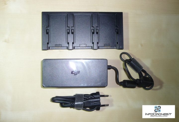 Unboxing recensione caricatore multiplo dji spark italia- spark battery charging hub ita