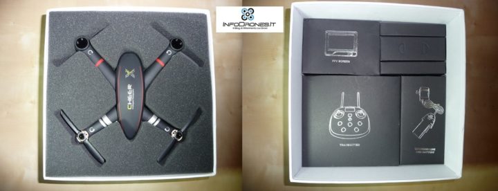 contenuto confezione cheerson cx23 cheer gearbest coupon