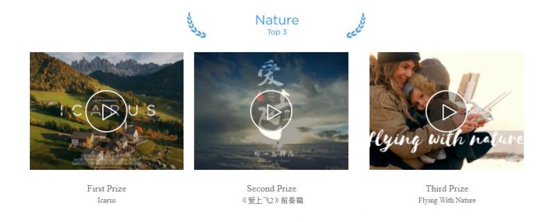 vincitori sky pixel video contest 2017 nature dji concorso foto aeree-xiaoxiao