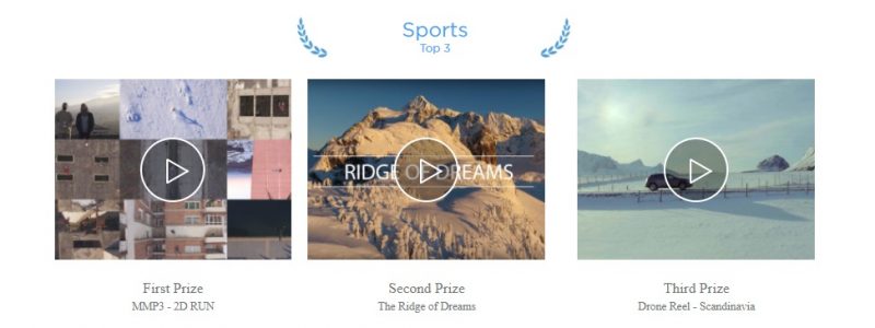 vincitori sky pixel video contest 2017 sport dji concorso foto aeree-xiaoxiao
