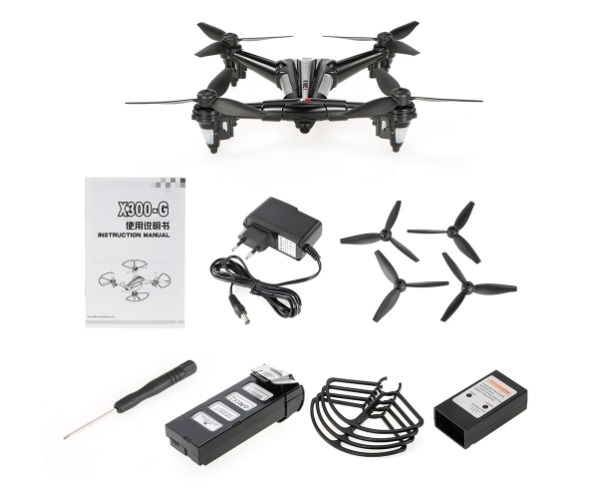 unboxing xk x300-g contenuto confezione-drone tripala