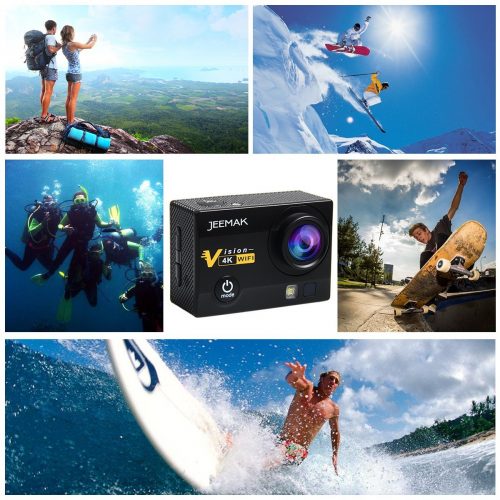 JEEMAK 4K Action Cam economica a 16M InfoDrones.It