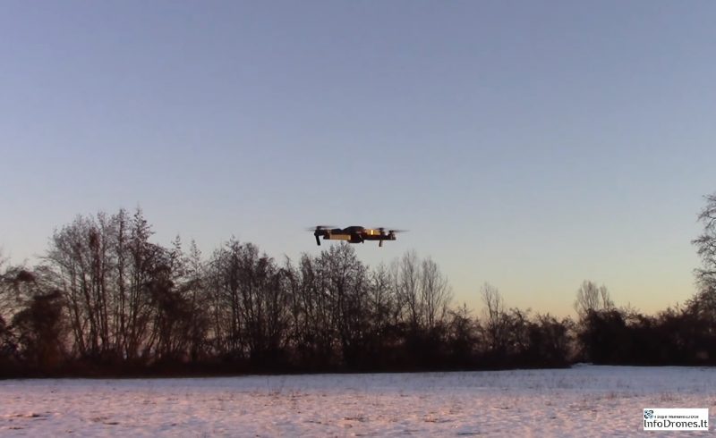 prova di volo Eachine e58-il drone clone dji mavic pro