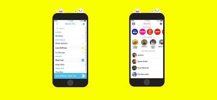  nuova funzione snapchat Stories Everywhere 