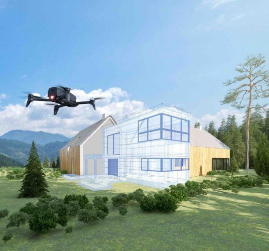 drone Parrot Bluegrass- drone Fotogrammetria -Modelli 3D