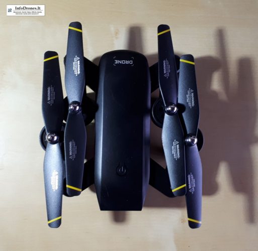 recensione DM IN107S tomtop-selfie drone economico