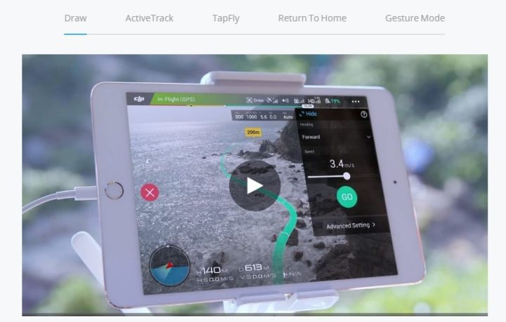 funzioni dji phantom 4 pro v2.0