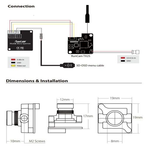 RunCam Micro Sparrow aratteristiche