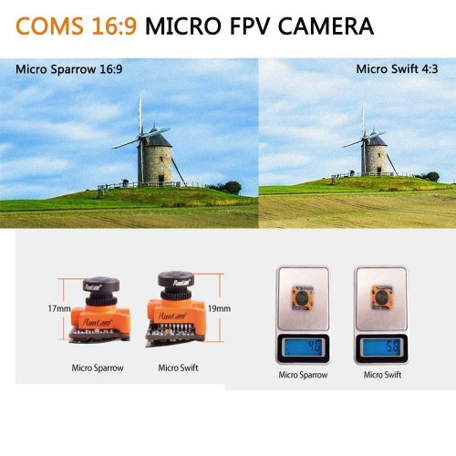 RunCam Micro Sparrow funzioni