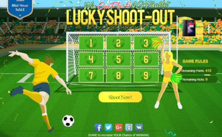 concorso lucky shoot out gearbest