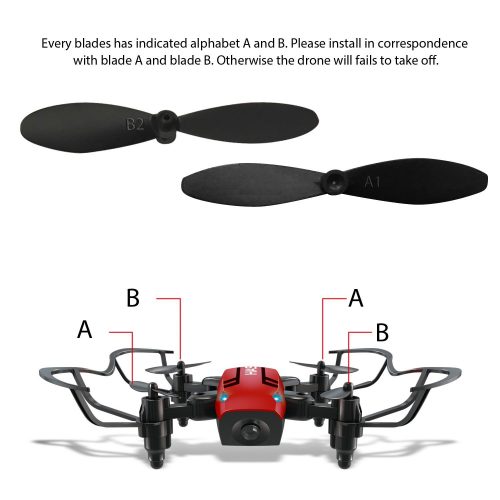 mini drone pieghevole Hasakee confezione