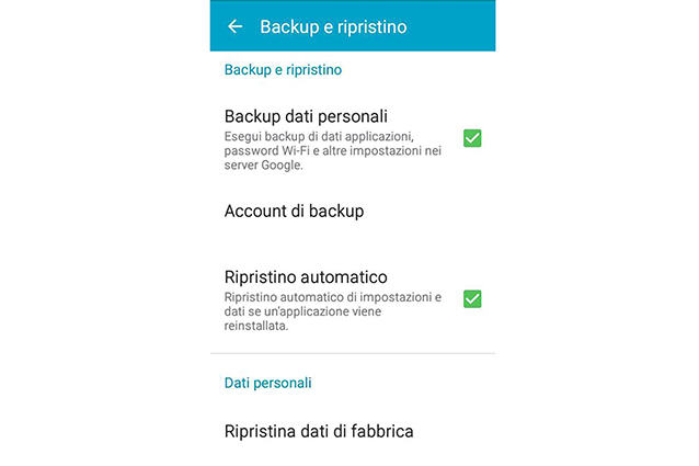 Come resettare un Samsung