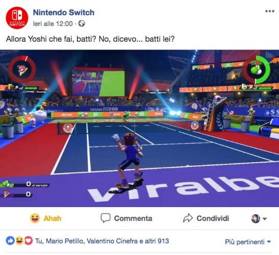 Mario tennis aces fantozzi