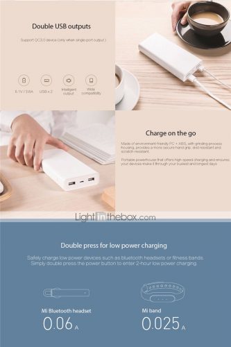 Xiaomi Power Bank 2C caratteristiche