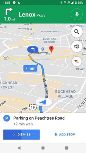 Google Maps Parcheggi