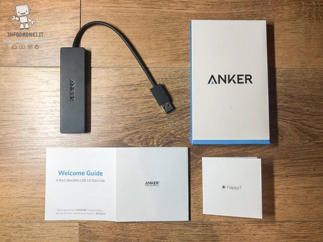 Anker Hub USB confezione