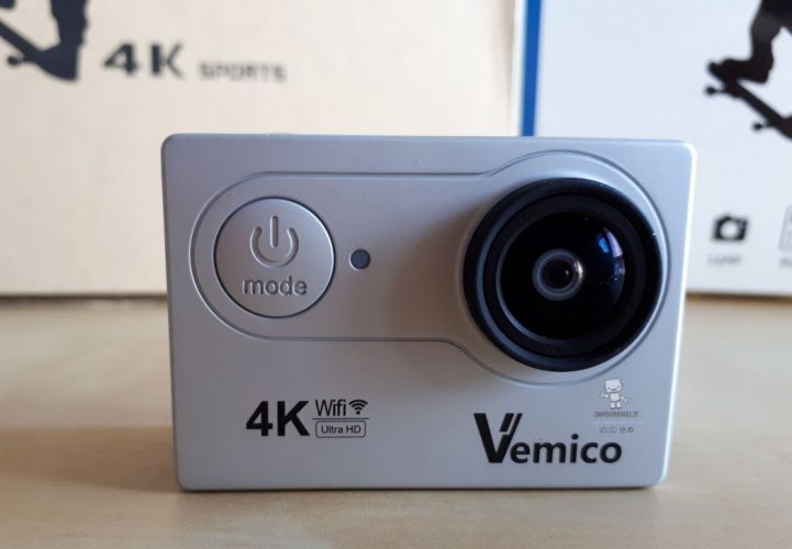 Recensione Vemico 4K V2.0 - camera