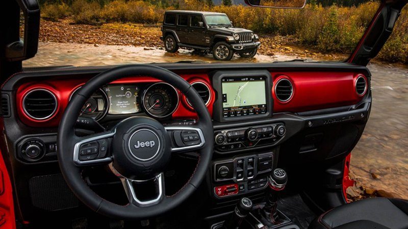 Wrangler Jeep 2018 interni