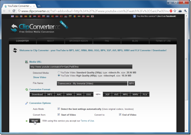 convertitore da youtube a mp4 