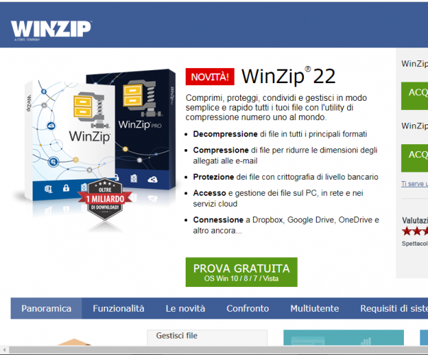 Winzip gratuito