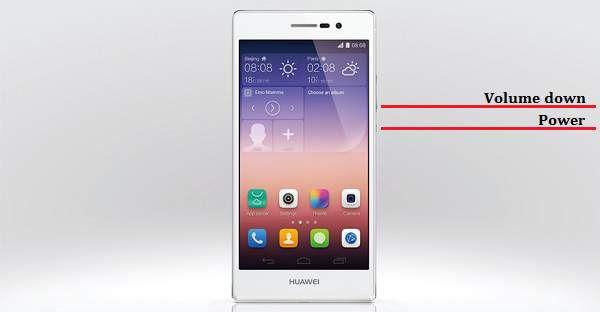 screenshot huawei