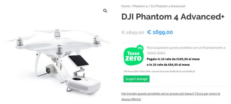 DJI Store DJI Phanton 4 Advance+