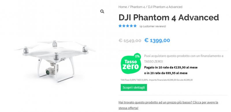 DJI Store DJI Phanton 4 Advance