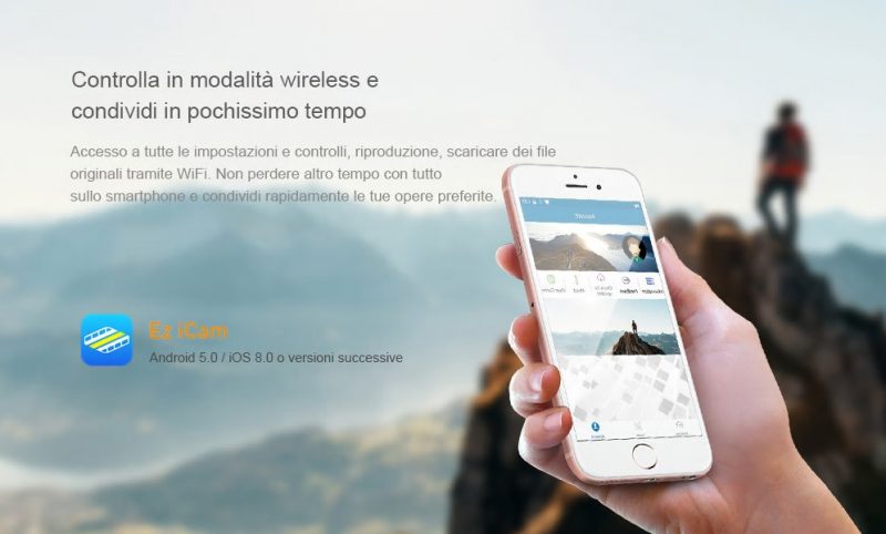 EKEN Alfawise V50 funzioni