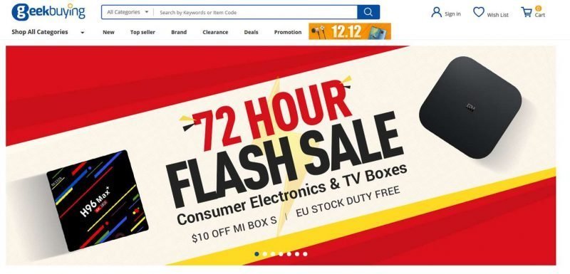 Ebay cina Geekbuying