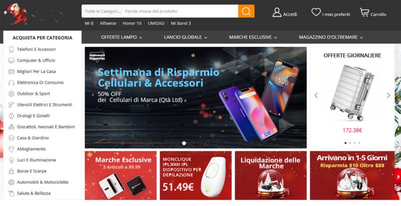 Store cinesi Gearbest