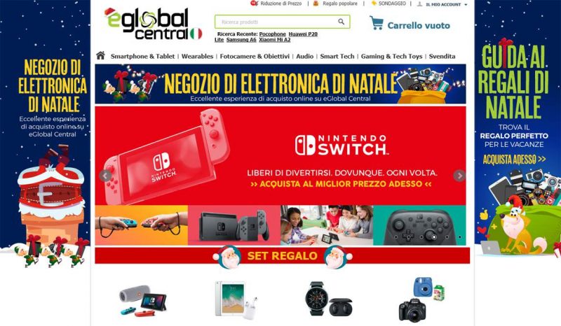 shopping online siti cinesi eglobal central