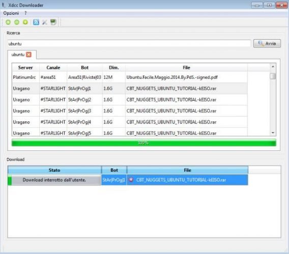 Come usare Xdcc Downloader-ricerca 3