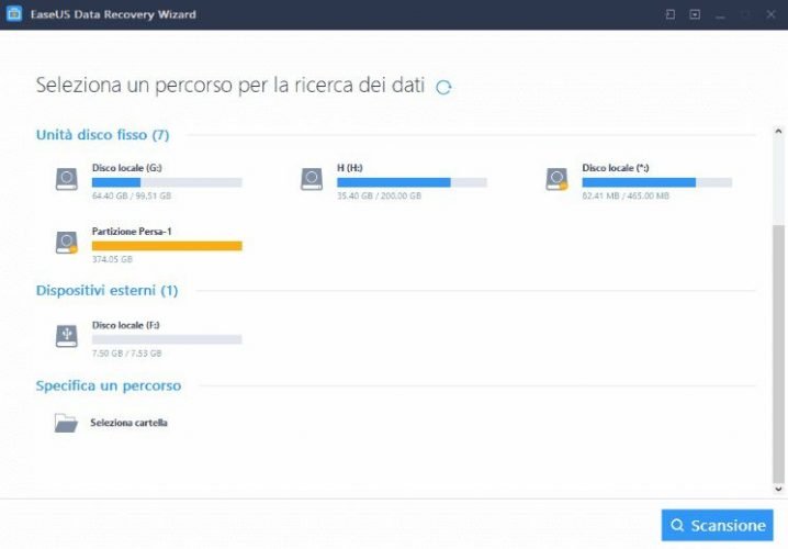 Easeus Data Recovery Wizard come recuperare i file danneggiati