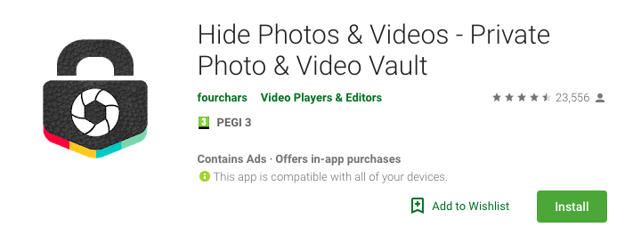 Hide Picture – Private Vault 