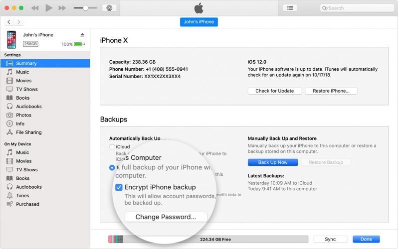 Impossibile completare Backup iCloud