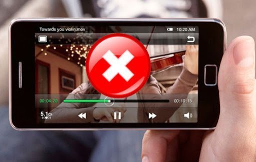impossibile riprodurre il video su android