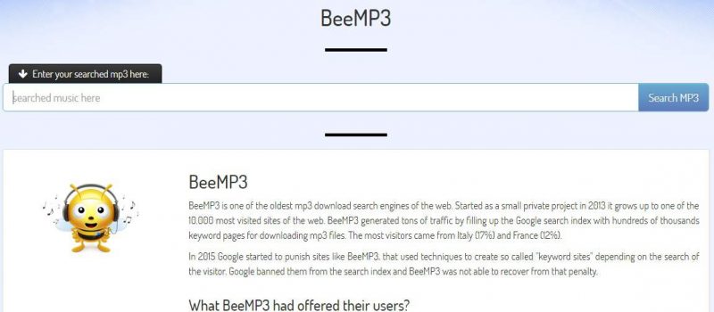 scaricare musica mp3 gratis con beemp3