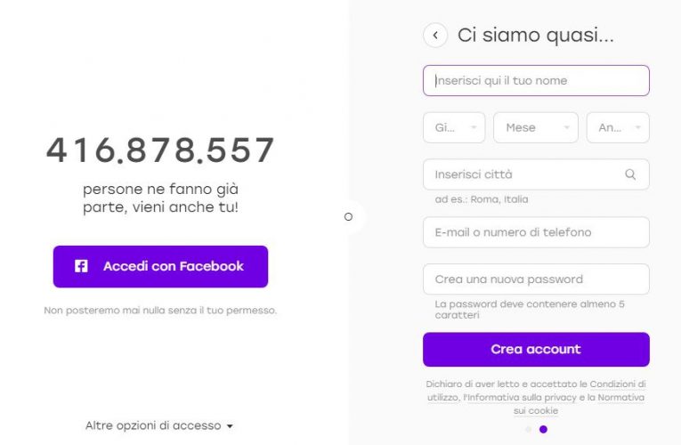 come iscriversi a badoo