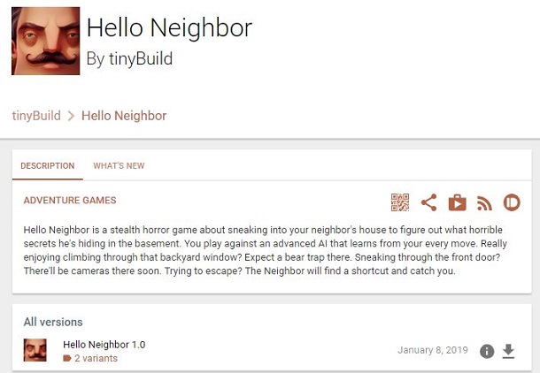 come scaricare Hello Neighbor su Android 1