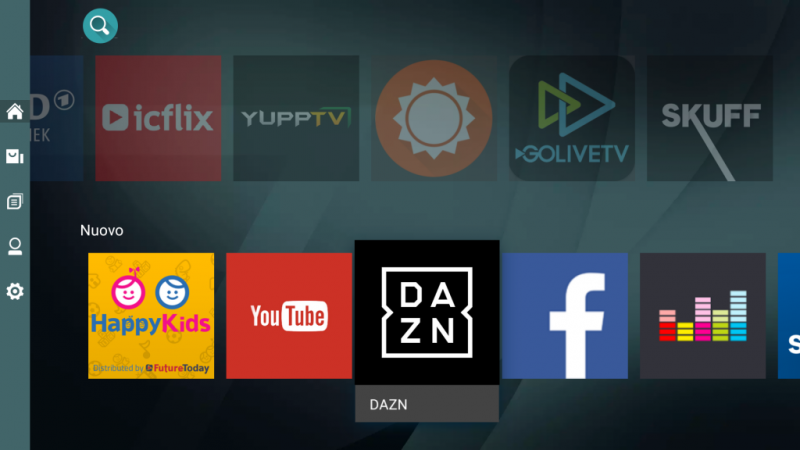 come scaricare app DAZN su Smart TV-