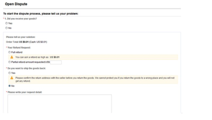 Aliexpress Rimborso Ecco come Ottenerlo-2