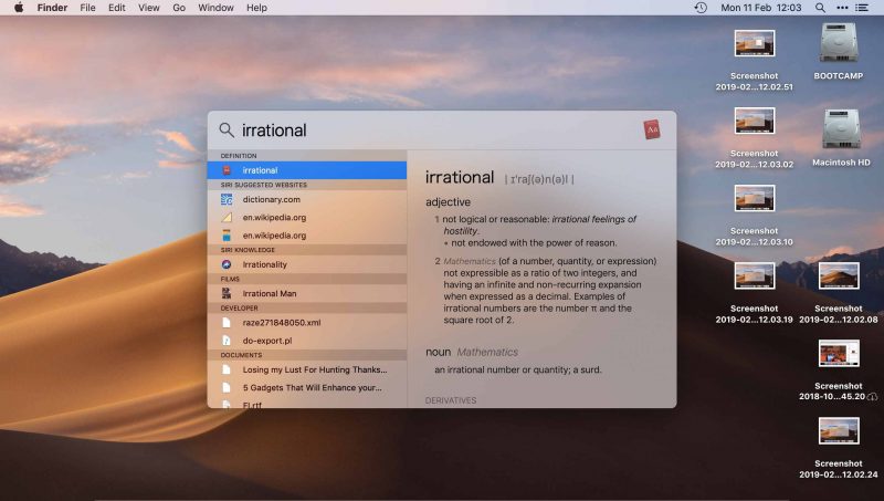 spotlight non funziona su mac -2